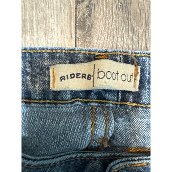 Riders By Lee Womens Boot Cut Jeans Size 10P Medium Wash Denim - Picture 2 of 9